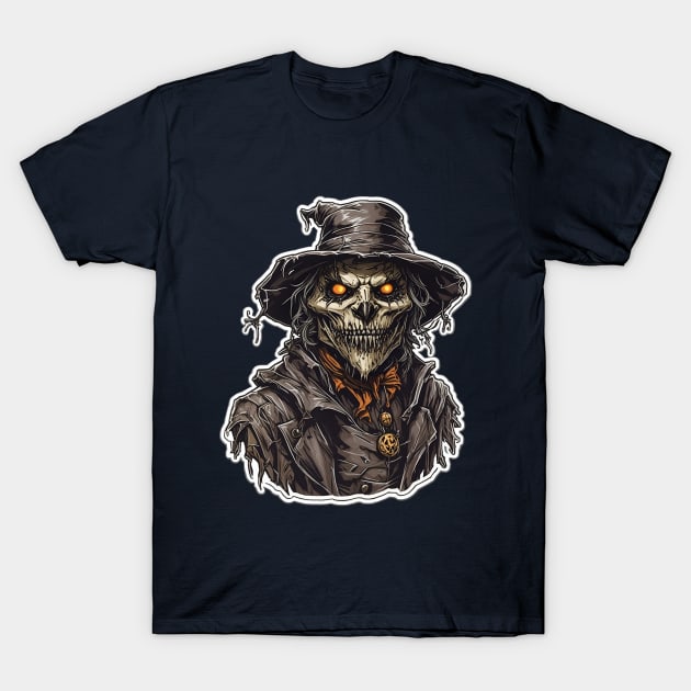 Scarecrow of Horror T-Shirt by Providentfoot